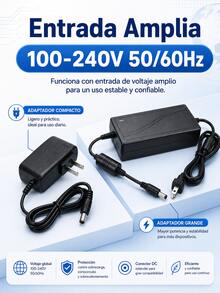 5V 2A 12V 3A Power Adapter With Cable, Power Supply For LED Strips, Camera, Router And Electronic Equipment, Stable Power Charger For Home And Office - US A Type Plug(110-127V) - View 4
