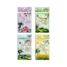 4pcs Set, Aomori Collection Series PET Sticker Book, Beautiful Floral & Plant Patterns, Die-Cut With Adhesive Backing, Waterproof PET Material, Easy To Use & Durable, 20 Unique Designs Per Book, Scrapbooking Collage Background Material, Suitable For Guka, Water Bottles, Notebooks, Photo Albums, Greeting Cards DIY Decoration, Daily Item Decorative Stickers - Aomori Small Collection 4-piece Set - View 12