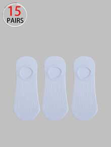 Women's Invisible Socks Suitable For Daily Wear - White - View 6