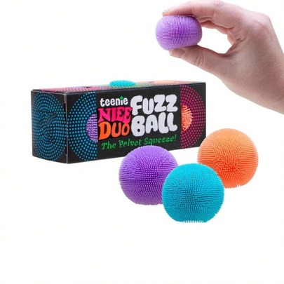 1 pieza Nueva pelota antiestrés Needohs Needo Needo H de peluche con cambio de color, pelota de malta suave para apretar, juguete antiestrés suave y masticable, regalo de cumpleaños, regalo de vacaciones, regalo perfecto
