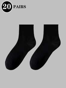10/5 Pairs White Women's Daily Wear Versatile Comfortable Socks - Multicolor - View 13