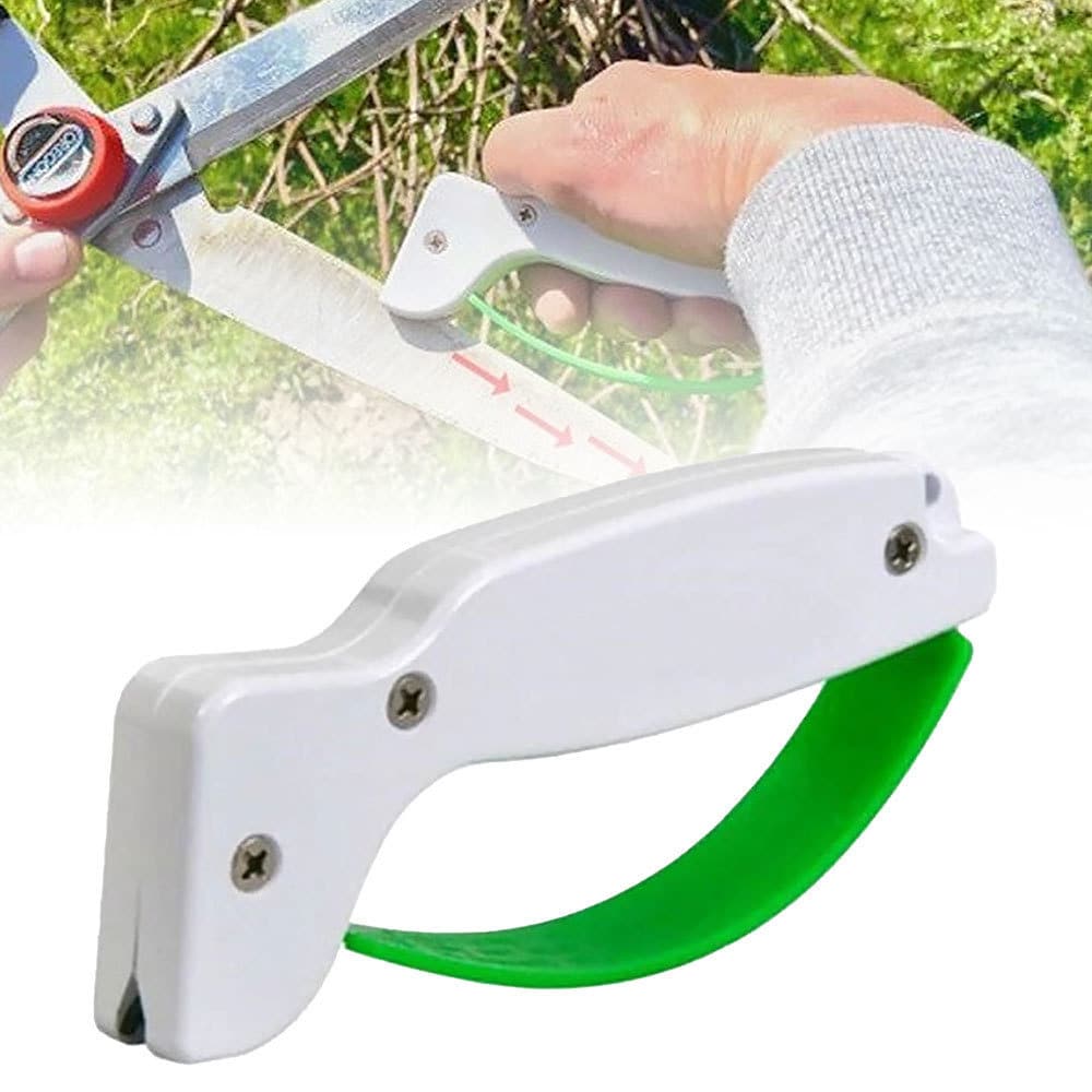 4-In-1 Multifunctional Knife Sharpener, Portable Tungsten Steel Knife Sharpening Tool, Compact Kitchen Knife Sharpener, Outdoor Camping Gear, Manual Knife Sharpener Rod, Multi-Purpose Sharpening Tool For Kitchen, Hunting, Fishing And Camping - One Size Fits All - View 1
