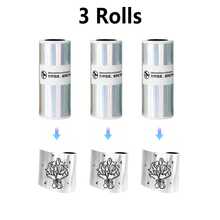 3入 T02 貼紙紙 幻彩銀/金/紫/青 50mm x 3.5m 3捲 | 相容 T02/M02/Q02E/T02 Pro/M02X Mini 印表機 迷你貼紙印表機 熱感紙 用於手帳 照片 文字 學習筆記 - 查看 10