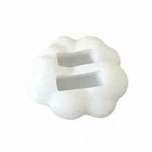 1個可愛雲朵遙控器收納盒，現代設計，省空間媒體收納組，適用於電視、DVD、藍光、音響和遊戲主機遙控器，客廳或臥室美觀塑料收納盒 - 彩色 - 查看 14