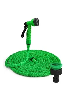 50/75ft Adjustable Garden Hose With Green Spray Nozzle - Durable Polyethylene Material, Multi-Purpose Garden Hose With Spray Gun, Suitable For Year-Round Outdoor And Yard Use, US Standard Connector, Expandable Hose For Watering And Cleaning - Multiple Styles and Colors - View 11