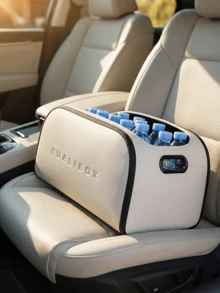 Multifunctional Car Storage Box, Fashionable Large Capacity Passenger Seat Organizer, Multi-Purpose Trunk Organizer, Easy To Clean Car Storage Solution, Car Interior Organizer, Large Opening Water Bottle Storage Box - Trunk Storage - View 1