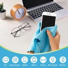 1/5pcs Set, Reusable Fish Scale Cloth, Size 15.74" X 11.81", Premium Microfiber Glass Cleaning Cloth, Quick Dry Polishing Cloth, Scratch-Free Lint-Free Cleaning Rag, Suitable For Glass, Kitchen Windows And Other Surfaces, Essential Home Helper. Christmas, Car Accessories, Kitchen Accessories, Home , Home, Bathroom Accessories, Cleaning, Cleaning Supplies - Multiple Styles - View 5