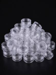 10g/5g 化妝品、乳霜、身體乳液、護手霜樣品瓶，便攜分裝瓶，旅行分裝瓶，附蓋化妝品收納盒，迷你容器，旅行必備，學生必備（實際產品尺寸較小，在意者請謹慎購買） - 彩色 - 查看 5