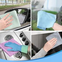 1/5pcs Set, Reusable Fish Scale Cloth, Size 15.74" X 11.81", Premium Microfiber Glass Cleaning Cloth, Quick Dry Polishing Cloth, Scratch-Free Lint-Free Cleaning Rag, Suitable For Glass, Kitchen Windows And Other Surfaces, Essential Home Helper. Christmas, Car Accessories, Kitchen Accessories, Home , Home, Bathroom Accessories, Cleaning, Cleaning Supplies - Multiple Styles - View 10