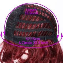 Women'S Stylish Curly Wavy Synthetic Wig With Bangs, Made From High-Temperature Fibers, Featuring A Breathable Rose Net Cap, Density, Basic Style, Suitable For Everyday Wear, Halloween And Special Occasions - Multicolor - View 10