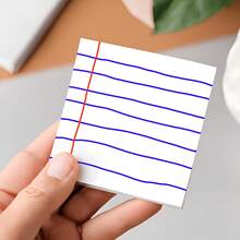 4 Packs Sticky Notes, Self-Adhesive Memo Pads, Total 200 Sheets, Notebook Style Memo Pads, Removable Adhesive Sticky Notes, For Study, To-Do List, School And Office Supplies - A - View 4