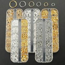 900pcs/Box DIY Jewelry Connector Rings, Includes Multiple Sizes Of Jump Rings, Closed Rings, Split Rings, High-Low Rings, Single Rings, Open Rings, Connector Rings, Flat Rings, Round Open Rings, Hanging Rings, Jewelry Rings, O-Rings, Can Be Paired With Lobster Clasps, Used For DIY Jewelry Making Accessories, Handmade Beaded String, Spacer Bead Connectors, Bag Keychain Rings, Open Jump Rings, O-Ring Connectors And Other Accessory Making - Jump Ring - View 1