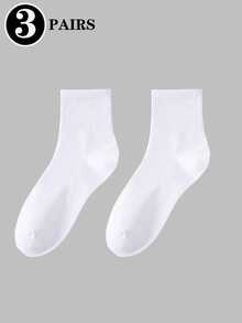 10/5 Pairs White Women's Daily Wear Versatile Comfortable Socks - Multicolor - View 7