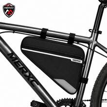MERXC Brand Bicycle Triangle Bag, Large Capacity Front Frame Storage Bag, Tool Storage Pouch, Compatible With Mountain Bike, Road Bike And MTB - Multicolor - View 1