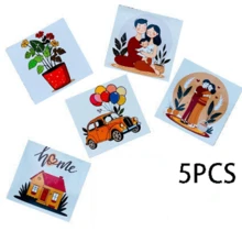 1 Set Wooden Printed Non-Slip Coasters, Home Kitchen Decor Accessories, Cute Affordable Small Items, Outdoor Garden Supplies, Suitable For Various Holiday Parties, Wedding Accessories, Thanksgiving, Back To School Decoration Gifts - Wooden Coaster-2148 - View 7