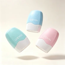 1pc Durable ABS Identity Protection Roller Stamp, Reusable Privacy Protection Tool For Masking Confidential Information And Addresses, Anti-Peeking Design, Blue/Pink/Green Optional, Fashionable Smooth Surface, No Ink Bleeding, Quick Drying, Suitable For Scrapbooking - Rectangle - View 3