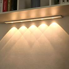 1 قطعة مصباح خزانة LED بحساس حركة، مصباح LED بحساس حركة، مصباح حائط LED لاسلكي، مصباح بحساس حركة، مصباح ديكوري، مصباح خزانة LED، مصباح غرفة المعيشة، إضاءة الخزانة، مصباح LED مركز، 200mAh، 350mAh - النوع أ - مشاهدة 2