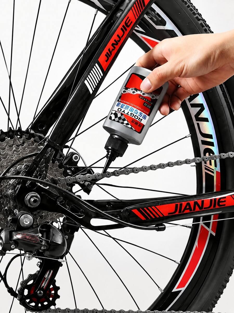 100ml Bicycle Lubricating Oil, Bicycle Care Oil Waterproof Rust Removal, Suitable For Mountain Bike Road Bike Bicycle Chain Oil, Multi-Purpose Lubricant, Front & Rear Shock Absorber Anti-Rust Anti-Dust Bike Oil, Bicycle Repair Parts - Multicolor - View 1