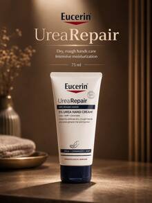 Eucerin Anti-Dryness Nourishing Hand Cream 75ml 5% Urea Memperbaiki Kulit Pecah-pecah Melembapkan Tidak Lengket - 75 ml - View 4