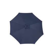 Best Choice Products 10ft Offset Hanging Market Patio/Easy Tilt Adjustment, Polyester Shade, 8 Ribs Backyard, Poolside - ( Dark Blue ) (No Base) - 海軍藍 + 鋼色 + 花園與戶外 - 查看 4