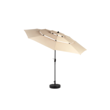 Aluminium 10ft 3 Tier Auto-Tilt (Khaki) (No Base) - 卡其色 + 鋼鐵 + 花園與戶外 - 查看 8