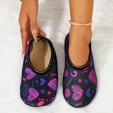 Women's All-Season Home Slippers, Fashion Pattern, High Elasticity, Comfortable Floor Shoes, Dance Shoes, Yoga Shoes - Multicolor - View 4