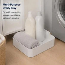 Universal Washing Machine Water Tray And Drainage Guide Plate, Front-Load Washing Machine Anti-Overflow Tray, Washing Machine Outlet Leak-Proof Water Collection Box, Effectively Prevents Laundry Room Floor Leaks, Practical Home Bathroom Accessory - Multicolor - View 9