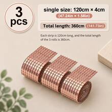 Self-Adhesive Mosaic Mirror Sticker Roll, 5mm Glass Mini Mirror Squares, Suitable For DIY Disco Ball, Crafts, Vases, Wall And Home Decor - Multicolor - View 22