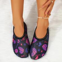 Women's All-Season Home Slippers, Fashion Pattern, High Elasticity, Comfortable Floor Shoes, Dance Shoes, Yoga Shoes - Multicolor - View 6