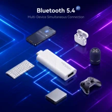 New H96MAX 3518D Android TV Box RK3528 Chip Android 14.0 4K HD Smart Player 2.4G&5G Dual Band WIFI Bluetooth Voice Remote Control Media Player - White - View 9