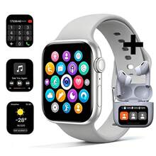 NcmRyu Set Jam Tangan Pintar Olahraga Luar Ruangan + Earphone Layar Sentuh Penuh 2,01 Inci, Mendukung Musik Bluetooth, Berbagai Mode Olahraga, Pemutaran Musik, dan Fungsi Lainnya, Cocok Sebagai Hadiah untuk Teman, Pasangan, Kompatibel dengan Android dan iOS - View 12