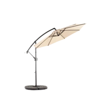 Best Choice Products 10ft Offset Hanging Market Patio/Easy Tilt Adjustment, Polyester Shade, 8 Ribs Backyard, Poolside - ( Dark Blue ) (No Base) - 卡其色 + 鋼鐵 + 花園與戶外 - 查看 7