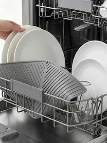 Silicone Dish Drying Mat, Extra Wide Edge Design, Non-Slip Kitchen Countertop Drainage Pad, Suitable For Plates, Bowls, Cookware, Soft Durable And Odor-Resistant - Multiple Styles and Colors - View 4