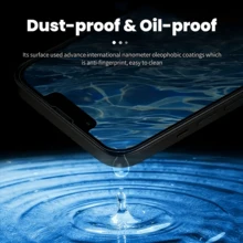 1pc Privacy Hydrogel Screen Protector, Privacy Protection, Anti-Peeking Full Coverage Screen Guard, Wear-Resistant Durable Phone Film, Suitable For Phone18 Pro Max/Phone18 Pro/Phone 17Pro Max/17 Air/17/17E/16 Pro Max/16Plus/15/14/13/12/11/XS Max7 Hydrogel Film Non-Glass, Use With Scraper Card - Black - View 4