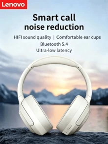 Lenovo EB325 藍牙無線耳機 HiFi 深沉低音音樂 降噪 包耳式電競耳機 聽力 Air 耳塞 運動健身學習 原裝 Lenovo EB325 藍牙耳機 - 米白色 - 查看 7