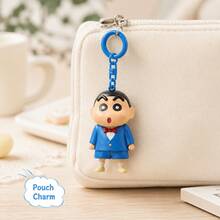 Gantungan Kunci MINISO Crayon Shin-Chan Blind Box, 1 Figur Koleksi Desain Acak, Gantungan Tas Karakter Lucu untuk Ransel, Dompet & Hadiah - Gaya Acak - 1 Kotak Buta - View 7