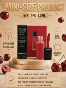Chanel Allure Velvet Lip Gloss, ukuran penuh 6ml, ukuran sampel 2.5ml, tekstur ringan dan halus, tidak membuat bibir kering, tidak mempertegas garis-garis bibir, mencerahkan warna kulit, cocok untuk semua warna kulit. - Lip Gloss #226 - View 6