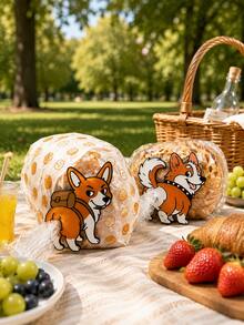 2/1pc Corgi Dog Butt Bread Clip & Snack Holder - 3D Printed Corgi-Shaped Plastic Bag Rack With Corgi Butt Design, Lightweight Kitchen Storage Accessory Suitable For Bread, Snacks, Pantry Decor - Gift For Pet Lovers, Corgi-Themed Home Decorationpcs - Multicolor - View 9