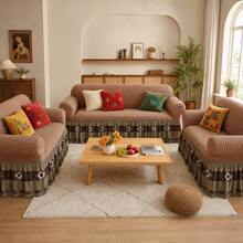 Sofa Slipcovers - Camel - View 5