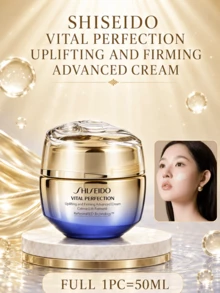 Shiseido Revitalizing Supreme+ Brightening Cream - Melembapkan, ukuran penuh 50ml, ukuran sampel 15ml. Mengangkat dan mengencangkan, mengurangi garis-garis halus dan kerutan, mencerahkan kulit. Cocok untuk semua jenis kulit. - krim - View 13