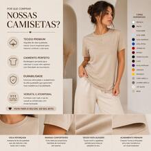 Camiseta Olive e Adam A Hipótese do Amor Estampa Literária Casual Para O Dia a Dia - Off Whitee - Visão 7