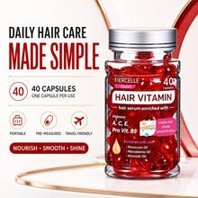 40Pcs Set HAIR VITAMIN Hair Hair Treatment Serum - No Rinse With Argan Macadamia Avocado Oils -Vitamins A C E -Conditioner For Women & Men Haircare Fragrance Care Essential Oil - Various Styles - View 10