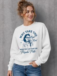 Women Sweatshirts & Hoodies - 白色 - 查看 1