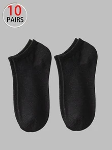 30/20/15/10/5 Pairs Unisex Ankle Socks: Black, White, Grey Colors, Lace Bows, Heart Patterns, Striped Style, Soft Comfortable Casual Multi-Functional Student Ankle Socks, Suitable For Daily Use, Randomly Mixed Colors - Multicolor - View 9
