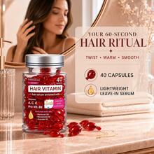 40Pcs Set HAIR VITAMIN Hair Hair Treatment Serum - No Rinse With Argan Macadamia Avocado Oils -Vitamins A C E -Conditioner For Women & Men Haircare Fragrance Care Essential Oil - Various Styles - View 5