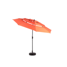Aluminium 10ft 3 Tier Auto-Tilt (Khaki) (No Base) - 橘色 + 鋼鐵 + 花園與戶外 - 查看 6