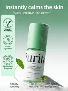 PURITO 60ml Cica 無香精精華液，含 34,860ppm 積雪草萃取，適合敏感肌與痘痘肌，舒緩鎮靜、保濕，純素、無香料，韓國保養 K-Beauty - Unscented 60ml - 查看 8