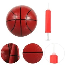 Grevosea 2 Kids Basketball Beach Bouncy Ball Mini Inflatable Basketball High Quality With Pump And Needle, Suitable For Indoor And Outdoor, Pool Party (5.5 Inch) - Multicolor - View 12