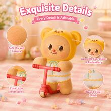 MINISO Butter Bear-Little Wish Series Blind Box, Cute Bear Collectible Figure, Random 1 Design, For Desk Shelf Room Decor, Birthday Christmas Gift - Random Style - 1 Blind Box - View 6
