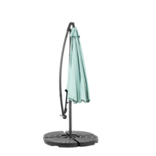 Best Choice Products 10ft Offset Hanging Market Patio/Easy Tilt Adjustment, Polyester Shade, 8 Ribs Backyard, Poolside   -  ( Dark Green )(No Base) - 淺綠色 + 鋼製 + 花園與戶外 - 查看 7